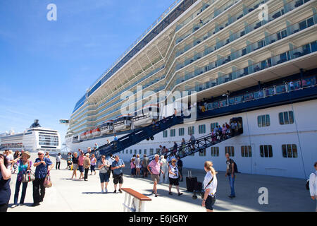 Paquebot de croisière Celebrity Eclipse exploité par Celebrity Cruises Banque D'Images