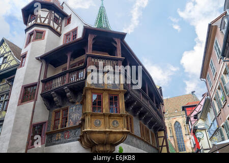 Maison historique Pfister à Colmar, France Banque D'Images