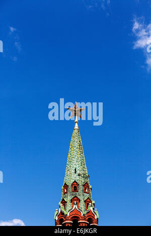 Tour Borovitskaya du Kremlin, Moscou, Russie Banque D'Images