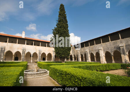 L'EUROPE, PORTUGAL, Batalha, Mosteiro de gothique manuéline Santa Maria de Belém (Battle Abbey, 14e siècle), le Cloître Banque D'Images