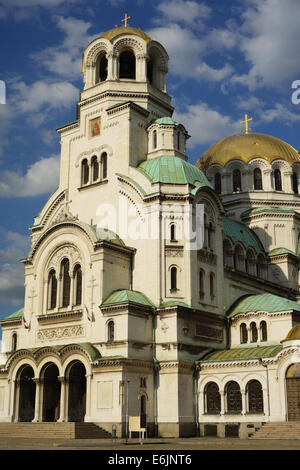 St la cathédrale Alexandre Nevski, à Sofia, Bulgarie. Banque D'Images