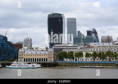 Skyline, ville de Londres, en Angleterre. Banque D'Images
