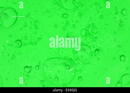 Un gros plan de bulles shampooing Banque D'Images