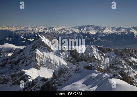 Mt Altmann, 2436 m, Appenzell Alpes, Canton de Luzern, Suisse Banque D'Images