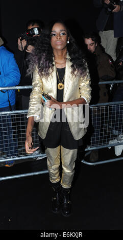 Le BRIT Awards - Personnalités laissant la musique universelle et Roc Nation après parties comprend : Angel Haze Où : London, Royaume-Uni Quand : 20 Mars 2014 Banque D'Images