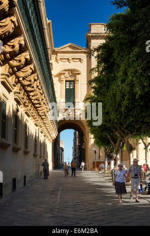 La Valette, Malte Banque D'Images