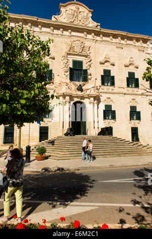 L'Auberge de Castille, La Valette, Malte Banque D'Images