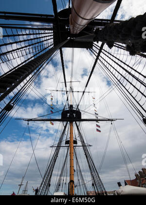 HMS Trincomalee,Frégate à Hartlepool Maritime Experience,UK Banque D'Images