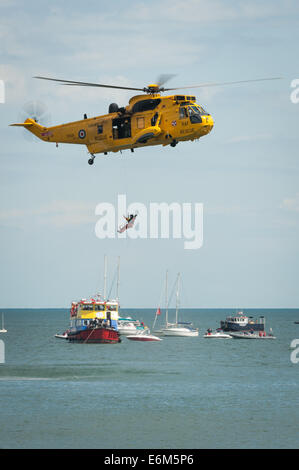 Royal Air Force Westland Sea King, Dawlish Air Show Aug 23, 2014. Banque D'Images