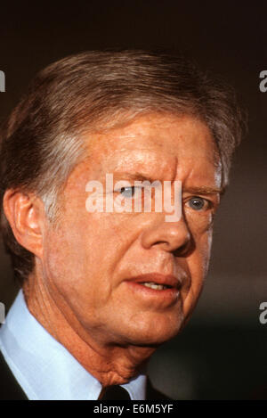 Le président Jimmy Carter sur Super mardi de mai 1980 Banque D'Images