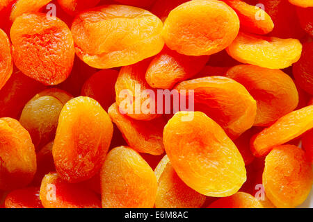 Abricots séchés, close-up peut être utilisé comme arrière-plan Banque D'Images