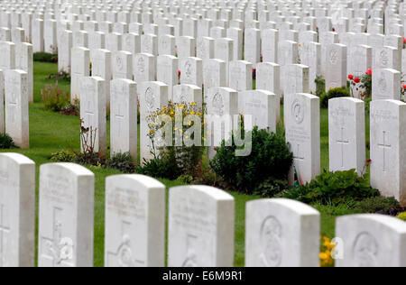 Delville Wood Cemetery Somme Banque D'Images