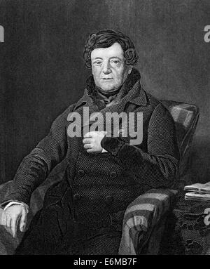 Daniel O'Connell (1775-1847) gravure sur de 1873. Leader politique irlandais. Banque D'Images