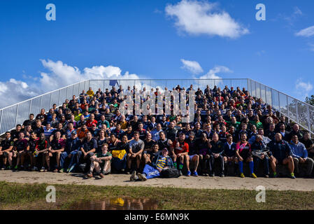 Sydney, Australie. 27 août, 2014. Bingham Cup 2014 Photographie des équipes avant le début de la concurrence. Credit : MediaServicesAP/Alamy Live News Banque D'Images