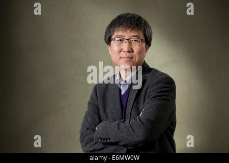 Edinburgh, Ecosse, Royaume-Uni. 25 août, 2014. Ha-Joon Chang, économiste et auteur, à l'Edinburgh International Book Festival 2014. Edimbourg, Ecosse. 25 août 2014 Crédit : GARY DOAK/Alamy Live News Banque D'Images