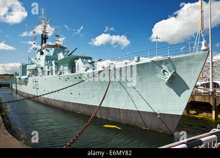 Le HMS Cavalier. La Royal Navy s opérationnelles dernier destroyer de la Seconde Guerre mondiale, à Cran-gevrier. Banque D'Images