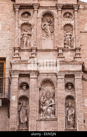 Palais épiscopal. Tarazona. Saragosse. Aragón. L'Espagne. L'Europe Banque D'Images