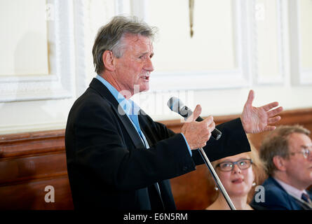 Michael Palin au déjeuner littéraire Oldie, 01/10/13 Banque D'Images