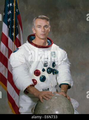 L'astronaute de la NASA Eugene Cernan, commandant d'Apollo 17, portrait 21 septembre 1971. Banque D'Images