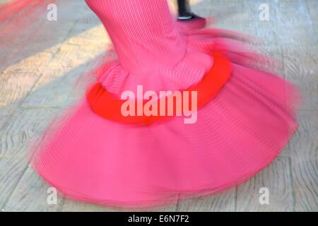 Danseurs de Flamenco, Jerez de la Frontera, province de Cadiz, Andalousie, Espagne, Europe du Sud Ouest Banque D'Images