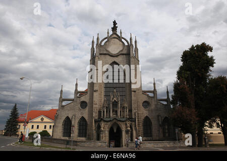 Cathédrale de l'Assomption de Notre-Dame de Sedlec près de Kutná Hora, République tchèque. Banque D'Images