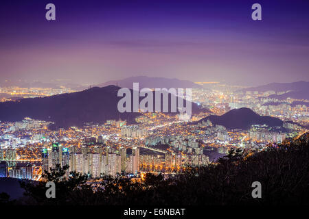 Busan, Corée du paysage urbain. Banque D'Images