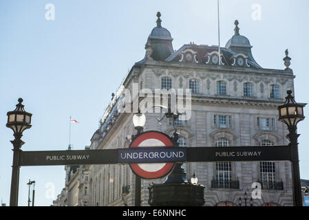 Métro souterrain à Londres Banque D'Images