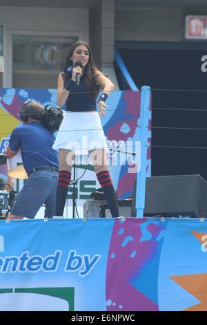 23 août 2014 - New York, New York, États-Unis - MADISON BEER ASSISTER À 2014 ARTHUR ASHE KIDS DAY À L'USTA Billie Jean King National Tennis Center sur 8/23/2014 À FLUSHING(Image Crédit : © Mitchell Levy/Globe Photos/Zuma sur le fil) Banque D'Images