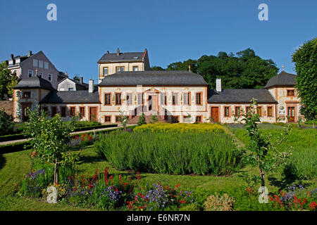 Le Prince George s jardin et les Pretlack'sches maison d'été, Darmstadt, Hesse, Allemagne, le Prince George's garden dans sa couverture actuelle existe depuis 1765. Il était à l'origine dans la possession du Lieutenant-général Johann Rudolf von Pretlack, un fils-en-l Banque D'Images