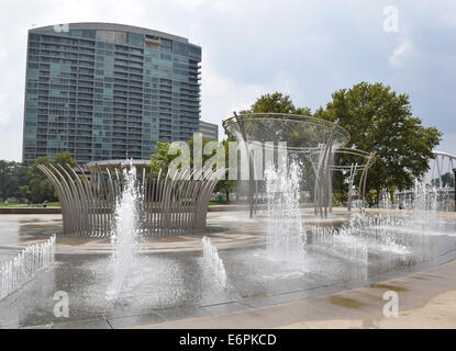 Scioto Mile dans le centre-ville de Columbus en Ohio Banque D'Images