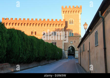 Castagneto Carducci, Toscane - Bolgheri Banque D'Images