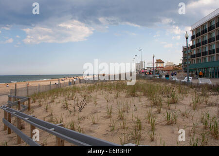 Rehoboth beach, DE - 3 mai 2014 : une vue de Rehoboth Beach. Banque D'Images