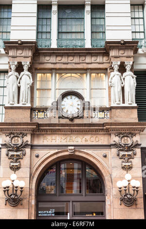 Du grand magasin Macy's, entrée originale, 34th Street, Manhattan, New York City, New York, USA Banque D'Images