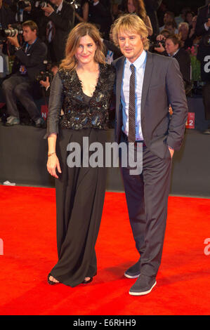 KATHRYN HAHN OWEN WILSON ELLE EST DRÔLE CETTE FAÇON. PREMIERE. 71E FESTIVAL DU FILM DE VENISE LIDO Venise ITALIE 29 Août 2014 Banque D'Images