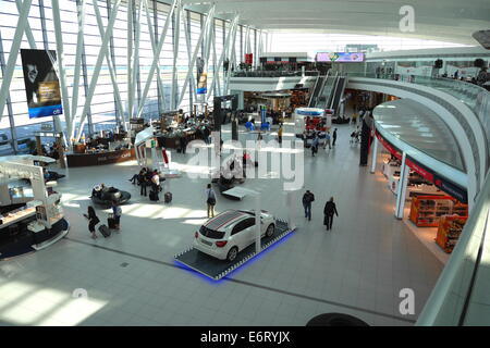 Terminal 2a à l'Aéroport International Liszt Ferenc de Budapest, Budapest, Hongrie Banque D'Images