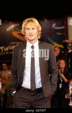 Venise, Italie. 29 août, 2014. L'acteur Owen Wilson assiste à la première de "il est drôle de cette façon au cours de la 71e Festival du Film de Venise à Venise, Italie, 29 août 2014. Photo : Hubert Boesl - AUCUN FIL - SERVICE/dpa/Alamy Live News Banque D'Images