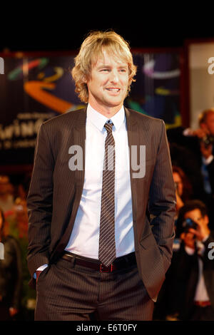 Venise, Italie. 29 août, 2014. L'acteur Owen Wilson assiste à la première de "il est drôle de cette façon au cours de la 71e Festival du Film de Venise à Venise, Italie, 29 août 2014. Photo : Hubert Boesl - AUCUN FIL - SERVICE/dpa/Alamy Live News Banque D'Images