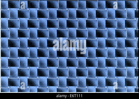 Résumé fond sombre de lignes et de carrés Banque D'Images
