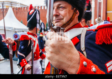 Moscou, Russie. 30e Août, 2014. Festival International de Musique Militaire Spasskaya Bashnya - 2014. Le grenadier. Crédit : Alex's Pictures/Alamy Live News Banque D'Images