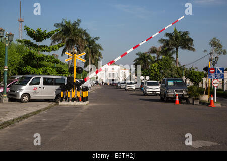 Yogyakarta, Java, Indonésie. La gare principale de la ville. Banque D'Images