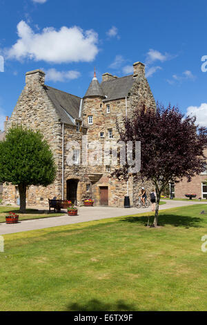 Marie, Reine des Écossais, centre des visiteurs, Jedburgh, Roxburghshire, Scottish Borders, Scotland. La Reine Mary séjourné dans cette maison en 156 Banque D'Images