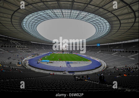 Berlin, Allemagne. 31 août, 2014. Istaf 2014, athlétisme, événements, Olympiastadion Stadion olympique à Berlin Crédit : Burghard Schreyer/Alamy Live News Banque D'Images