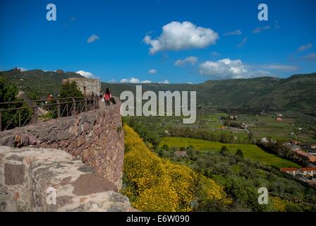 Bosa en Sardaigne, Italie Banque D'Images