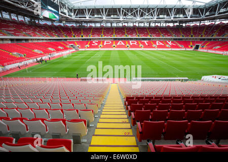 Moscou, Russie. 30e Août, 2014. Coupe du Monde 2018 s'ouvre à Moscou - stade Arena Otkrytie Crédit : Nikolay Vinokourov/Alamy Live News Banque D'Images