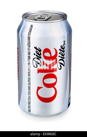 Diet Coke Can Banque D'Images