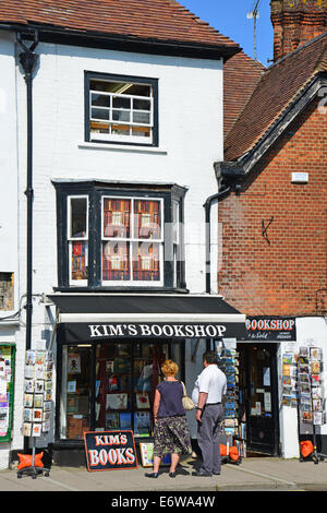 Kim's bookshop, High Street, Arundel, West Sussex, Angleterre, Royaume-Uni Banque D'Images