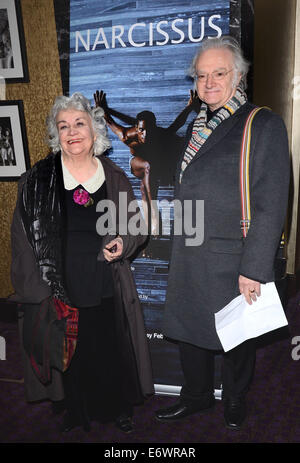 Narcisse UK Premiere à l'Hippodrome de Londres comprend : Carl Davis,Jean Boht Où : London, Royaume-Uni Quand : 09 Mars 2014 Banque D'Images