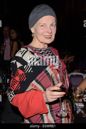 Narcisse UK Premiere à l'Hippodrome de Londres comprend : Dame Vivienne Westwood Où : London, Royaume-Uni Quand : 09 Mars 2014 Banque D'Images