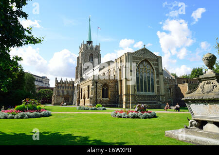 La Cathédrale de Chelmsford (église de St Marie la Vierge, saint Pierre et Saint Cedd), Chelmsford, Essex, Angleterre, Royaume-Uni Banque D'Images