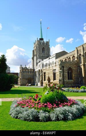 La Cathédrale de Chelmsford (église de St Marie la Vierge, saint Pierre et Saint Cedd), Chelmsford, Essex, Angleterre, Royaume-Uni Banque D'Images